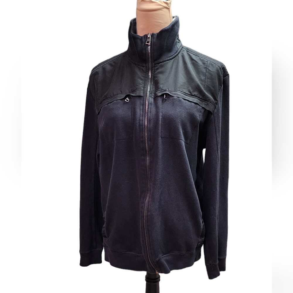 Calvin Klein men's full zip black sweatshirt / sweater/jacket